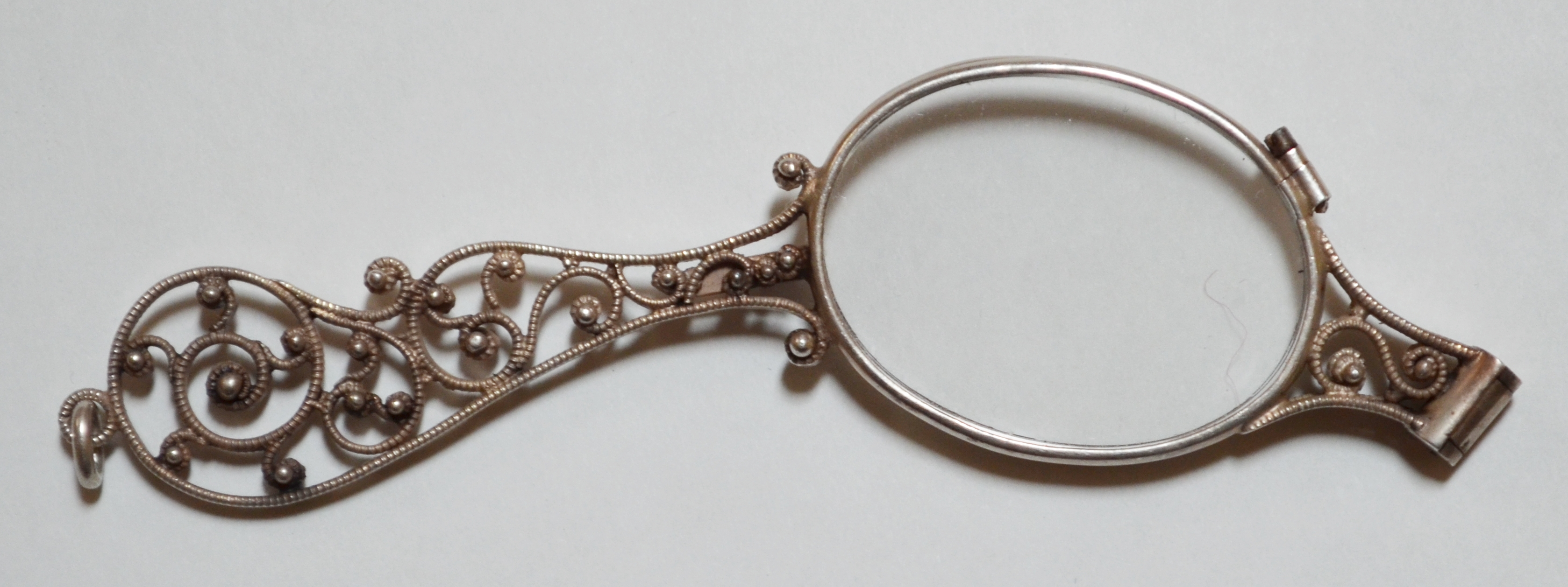 MINI SILVER OPENWORK LORGNETTE